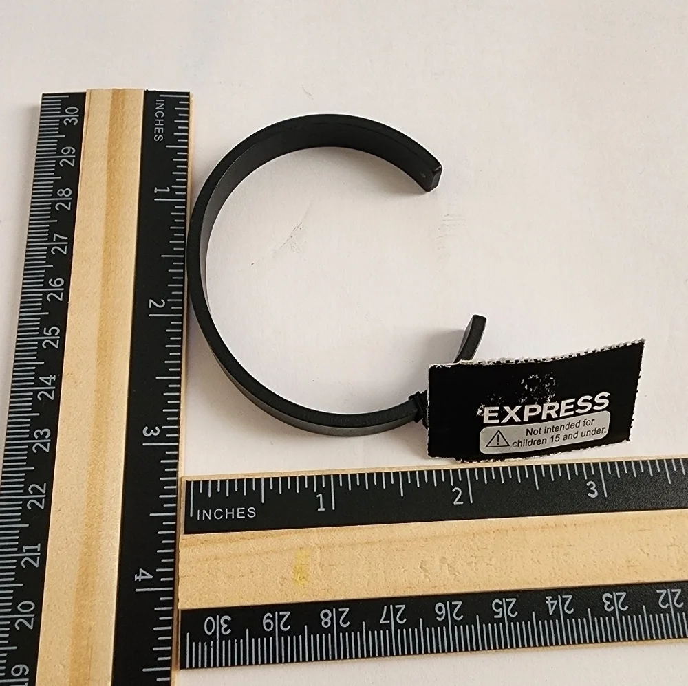 NWT Express Black Metal Cuff
